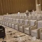 ايجار كنب وكراسي وطاولات الخدمة للمناسبات والمعارض