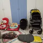 معاي كرسي اطفال كرسي سيارهGRACO عرباي GRACO ومشاي اطفال