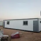 للبيع غرفة بركس متنقلة جاهزة برتبل كارافان سكن عمال 12 3.75