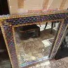 مرايه كريستال فخمه ومعها منظر بشكل طير