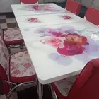 للبيع طاولة طعام أنيقة مع 6 كراسي