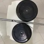 حديد اثقال بار 10 كيلو اوزان 50 كيلو