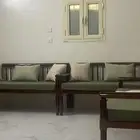 4 كراسي خشب غرفة معيشة جديدة