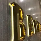 تصميم لوحات إعلانية كلادينج احرف بارزه مضيئه زنكور اكريلك ا