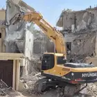 بوكلينات هدم مباني والحفر والترحيل