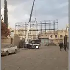 كرينات للإجار أحجام مختلفه (ساعه مشوار يومي شهري قطاعي)