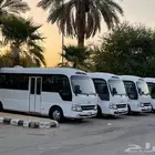 الايجار باصات كوستر 30 راكب مع السائقين بيش جيزان