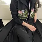 عباية كتان دبل كلوش انيقه مقاس 56