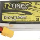 بطاريةTattu R-Line 1550mah 120C 4S Lipo Battery XT60