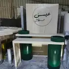 طاوله استقبال بدون الاسم جديده نظيفه