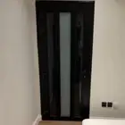 باب ألمنيوم أسود للبيع
