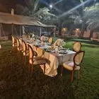 تاجير كراسي وطاولات وكنب وجلسات شعبيه وزل