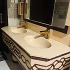 مغاسل رخام ابو حوض وأبو حوضين مستخدمة ونظيفة مع المرايا