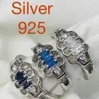 خواتم فضه نسائية راقية عيار 925 وبعدة الوان مختلفة