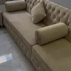 كنب متصل وستارة
