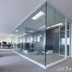 أعمال ألمنيوم و زجاج بإشراف شباب سعوديين