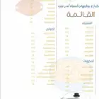 تصاميم قائمة موجودات المحل