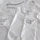 اطقم مواليد مع التطريز بالاسم
