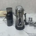 باكج قهوة كامل   مكينة ديلونجي ديديكا   مطحنة   هدايا