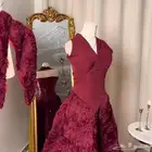فستان برغندي
