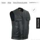 leather vest motorcycle صدريه جلد طبيعي اصلي للدراجات النار