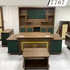 مكتب مدير فخم مكتب جلد طاولة مكتب مدير طاولات كراسي