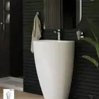 حوض مغسلة عمودي سبارك الخزف السعودي