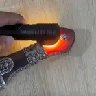 جنبيه قرن بهيص فضه عيار 925