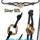 سوارة حبل ترينتي فضه 925