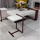 طاولة ضيافه مع الخدمات جديده غير مستعمله تفصيل للبيع