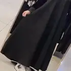 عبايه كتان دبل كلوش