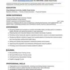 سيرة ذاتية ATS CV