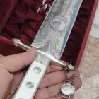 Silver sword dagger and silver cane