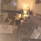 طقم كنب خشب نظيف جدا