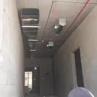 دكت تكييف مقاول مع المواد مصنعيه