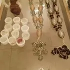 دلة رخام وسبحة زجاج ديكور للمجالس للبيع