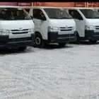 للايجار باص هايس Hiace bus for rent