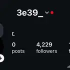 حساب انستا للبيع يوزر شبه رباعي 4k متابع حقيقي