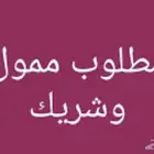 مطلوب ممول او شريك