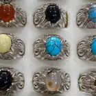 خواتم فضة عيار 925 باحجار متنوعة