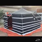 خيمه سواد مخطط ابيض 4 في 4 ب 550 ريال