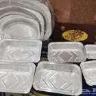 اطباق المنيوم علي طعام علب فويل وللوجبات الرمضانية بخاري