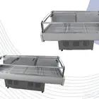 ثلاجات عرض أسماك أجبان لحوم طازجة أحجام مختلفة