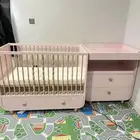 سرير اطفال مع دولاب