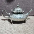 إبريق شاي فضي ملكي نادر