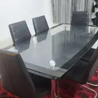 طاولة طعام من هوم سنتر قزاز دبل سته كراسي