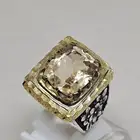 خاتم فضة من روائع السترين الطبيعي