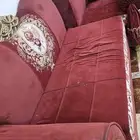 Used sofa with obvious flaws needs washing and has a small p