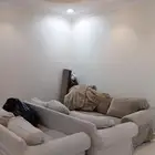 كنب من ايكيا ثلاث قطع مع تلبيساتها لا يتواصل الا الصامل