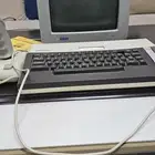 كمبيوتر اتاري قديم نادر شاشة مع جهاز